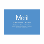 Meril Life Sciences hiring R&D Associate